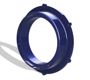 Lautsprecher Adapterringe für Helix Flexmount Bulli T6 auf 16,5cm